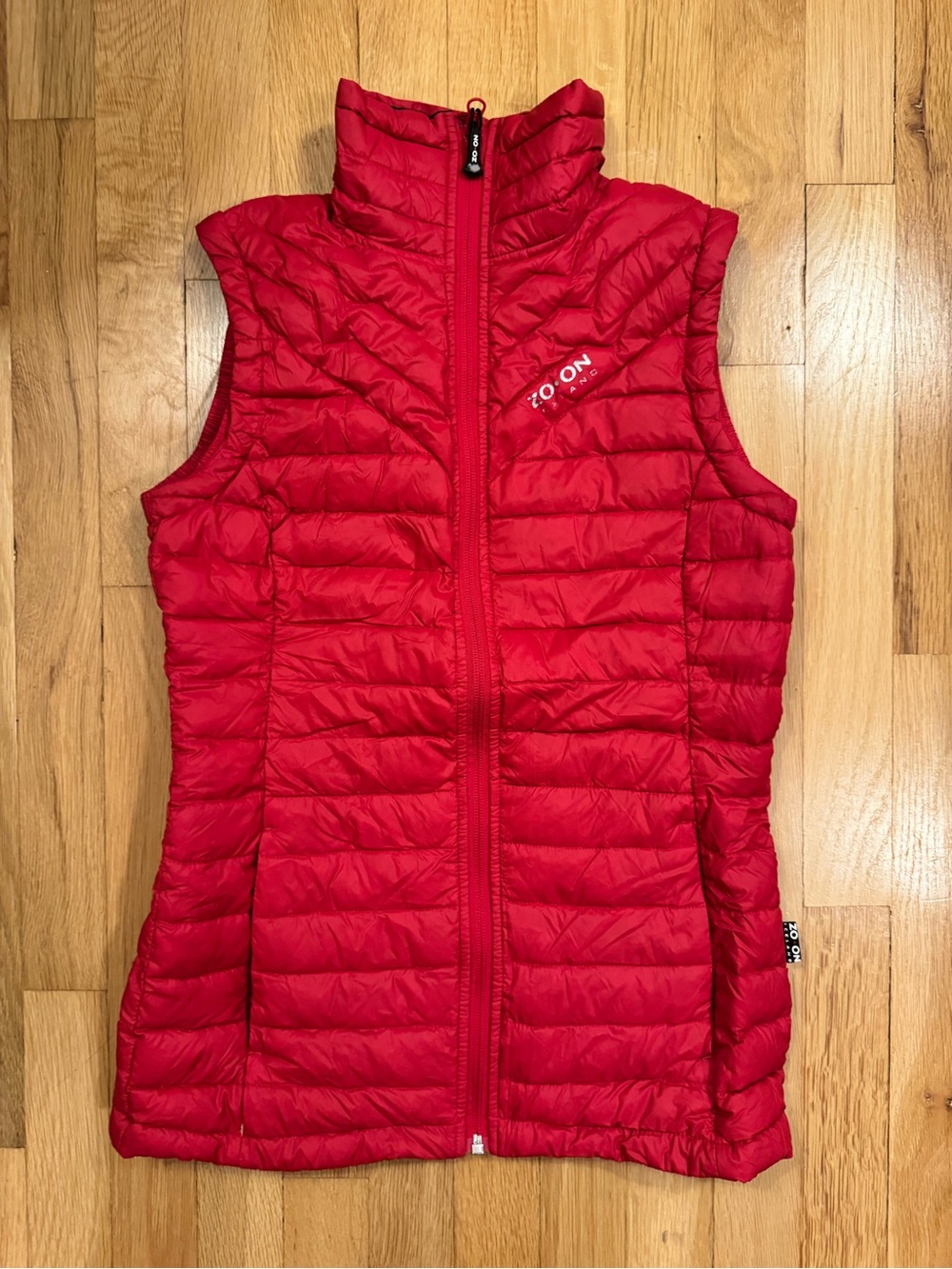 Zo.on Iceland Red Quilted Down Vest for Women